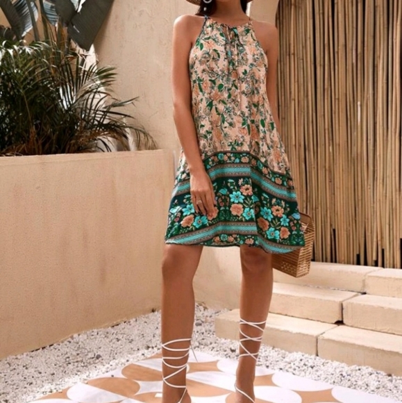 Tribal Floral Dress - Picture 3 of 6